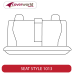 Rear Row Seat Covers - Made to Order - Platinum Velour