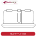 Rear Row Seat Covers - Made to Order - Jacquard