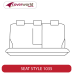 Rear Row Seat Covers - Made to Order - Kakadu Canvas