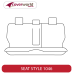Rear Row Seat Covers - Made to Order - Leather Look Vinyl