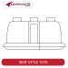 2nd Row Seat Covers - Made to Order - Kakadu Canvas