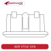 Rear Row Seat Covers - Made to Order - Jacquard
