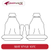 Front Seat Covers Row - Made to Order - Jacquard