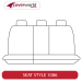 Rear Row Seat Covers - Made to Order - Platinum Velour