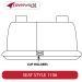 3rd Row Seat Covers - Made to Order - Neoprene