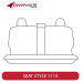 Rear Row Seat Covers - Made to Order - Kakadu Canvas