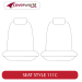 Front Seat Covers Row - Made to Order - Jacquard