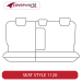 Rear Row Seat Covers - Made to Order - Kakadu Canvas