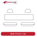 Rear Row Seat Covers - Made to Order - Kakadu Canvas