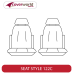 Front Seat Covers Row - Made to Order - Kakadu Canvas