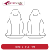 Front Seat Covers Row - Made to Order - Neoprene