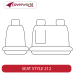 Seat Image 212 with Armrest - Front Seat Covers Row - Made to Order - Jacquard