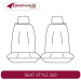 Front Seat Covers Row - Made to Order - Leather Look Vinyl