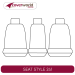 Front Seat Covers Row - Made to Order - Neoprene