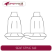 Front Seat Covers Row - Made to Order - Leather Look Vinyl
