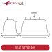 Front Seat Covers Row - Made to Order - Platinum Velour
