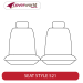 3rd Row Seat Covers - Made to Order - Leather Look Vinyl