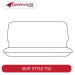 Bench Seat without Headrests