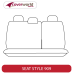 Rear Row Seat Covers - Made to Order - Neoprene