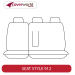 Rear Row Seat Covers - Made to Order - Leather Look Vinyl