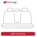 Rear Row Seat Covers - Made to Order - Kakadu Canvas