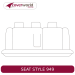 Rear Row Seat Covers - Made to Order - Kakadu Canvas