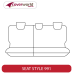 Rear / 3rd Row Seat Covers - Made to Order - Jacquard
