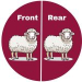 22mm (Rivergum) Sheepskin Front and Back of Seats - Custom Fit