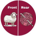 22mm (Rivergum) Sheepskin Front / Synthetic Fur Seat Backing - Custom Fit
