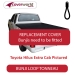 Toyota Hilux - Soft Tonneau Cover A-Deck - Bunji Cover