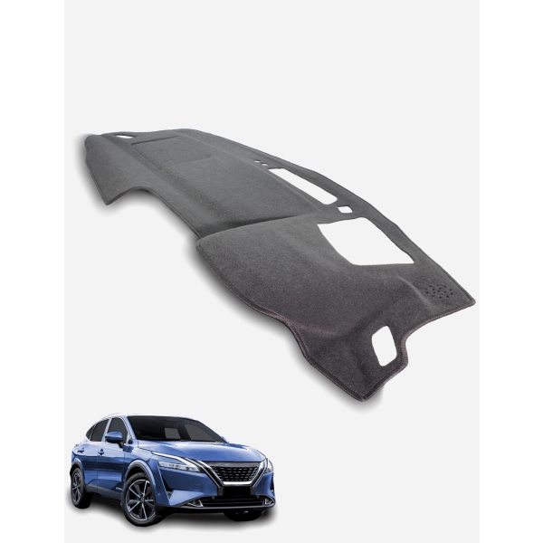 Nissan Qashqai J12 With Heads up Display Dash Mat in Black