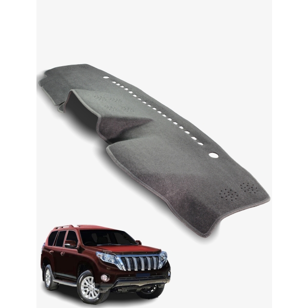 Toyota Prado 150 Series GRJ150R/KDJ150R/GDJ150R -hockey stick shape headlamps Dash Mat in Black
