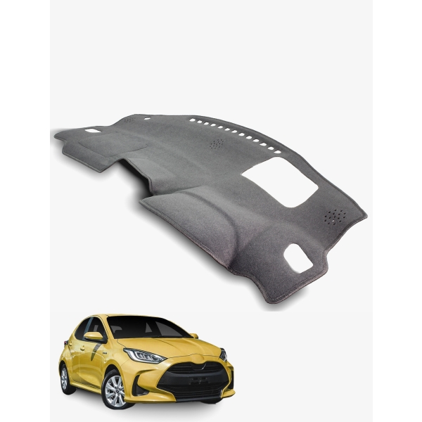 TOYOTA Yaris XPA10/XPH10 All 5 Door Hatchback Models with Heads Up Display and three extra speakers on dash Dash Mats in Black
