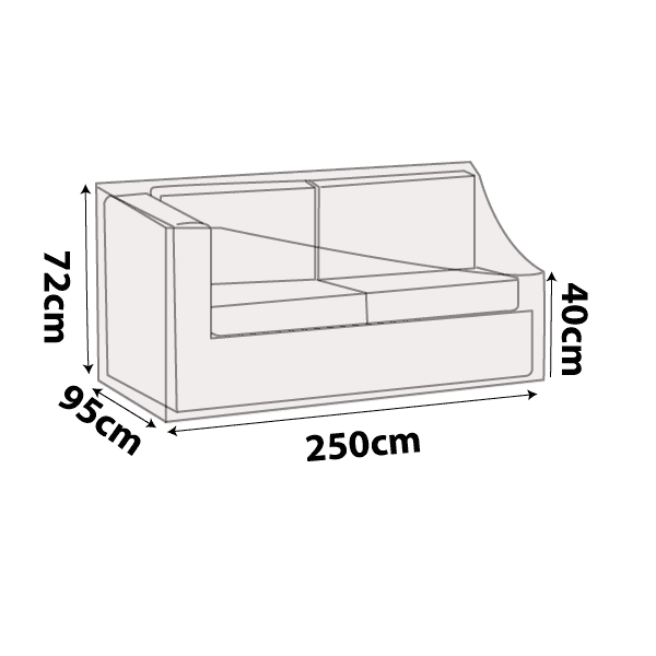 premium outdoor uv & rain storage furniture cover for sectional lshape sofas - buy online coverworld australia