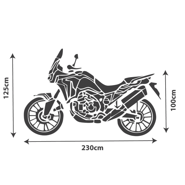 indoor motorbike cover garage use medium size bike