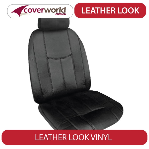 seat covers leather look  toyota tarago ultima people mover - june 2000 to feb 2006
