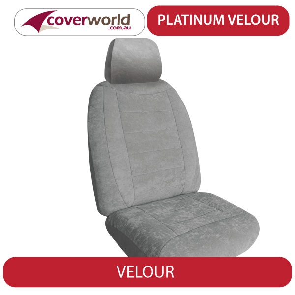 velour seat covers holden barina hatch - tk series 2 door