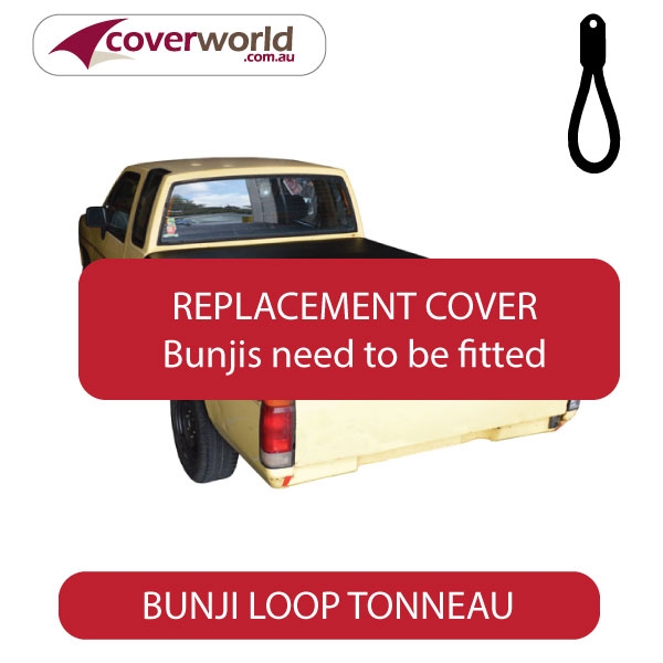 nissan navara d21 king cab -  soft tonneau cover - replacement bunji