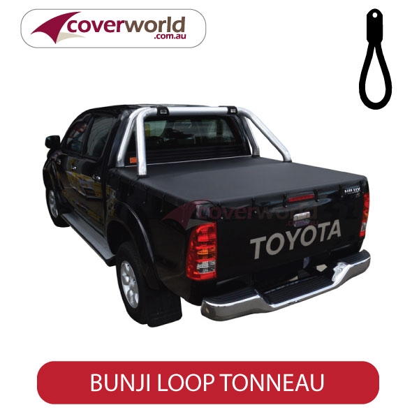 toyota hilux dual cab -  soft tonneau cover - bunji - new installation