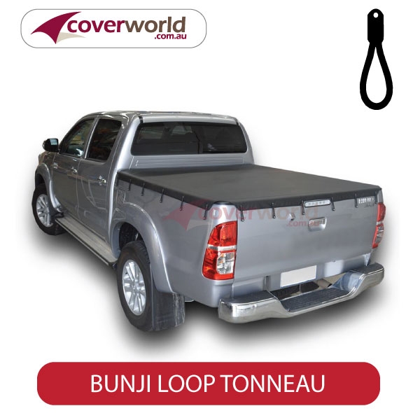 toyota hilux dual cab -  soft tonneau cover - bunji - new installation