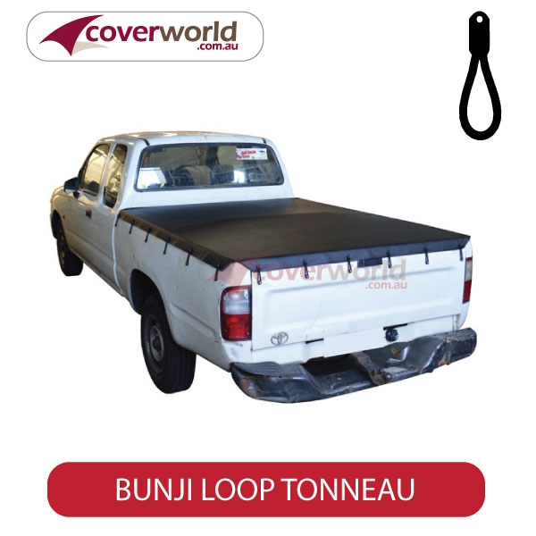 toyota hilux extra cab -  soft tonneau cover - bunji - new installation