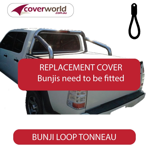 Ford Ranger Soft Tonneau Cover - PJ PK XLT Series - Replacement Bunji Cover