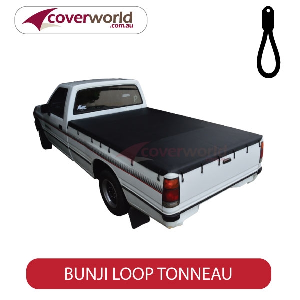 holden rodeo tf series single cab  -  tonneau cover - bunji - new installation