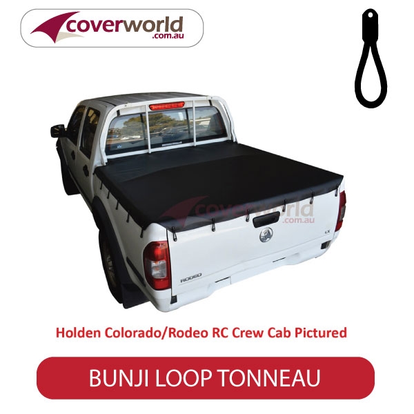 mazda bt50 - dual cab -  soft tonneau cover - bunji - new installation