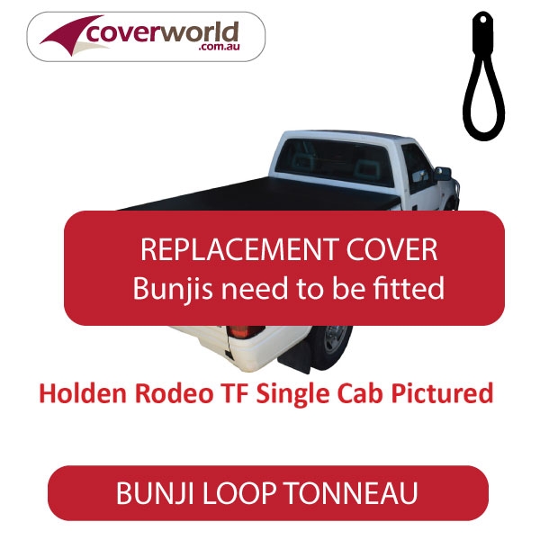mitsubishi triton single cab -  soft tonneau cover - replacement bunji