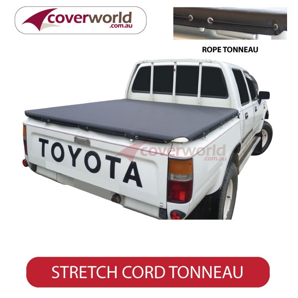 Toyota Hilux Dual Cab Tonneau Cover Cover - Stretch Cord