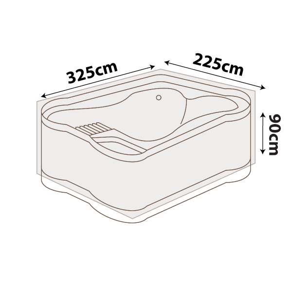 Rectangle Spa Cover - 325cm Length  Sauna