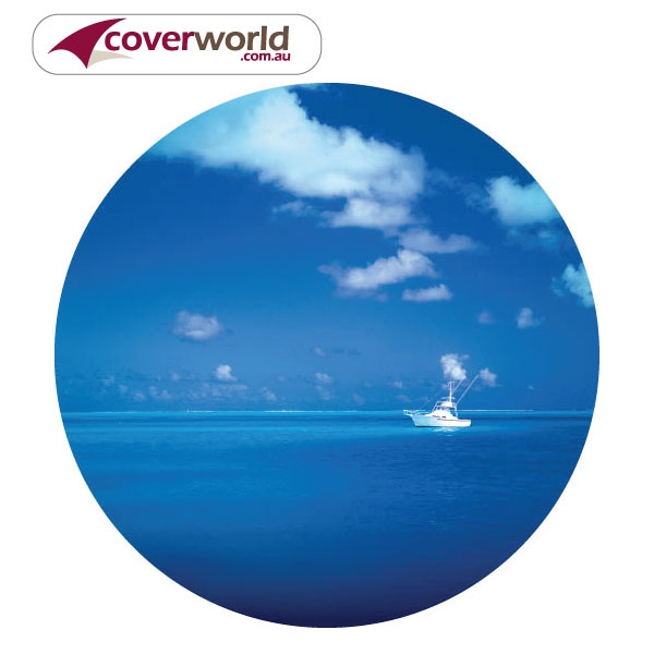 Printed Spare Tyre - Wheel Cover - Morning Ocean