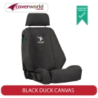 Mitsubishi Pajero NX - GLX 7 Seat Wagon - January 2009 to March 2021 - Black Duck Canvas Seat Covers