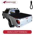 mitsubishi triton dual cab -  soft tonneau cover - bunji - new installation